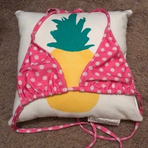 *SOLD * Pink & White Polka Dot Bikini Top